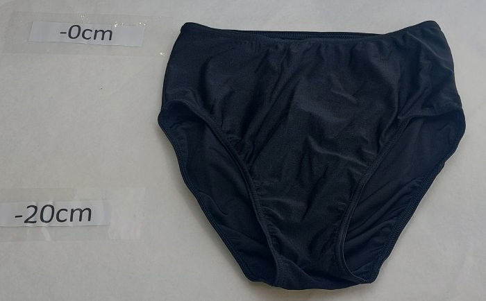 BLACK NYLON PANTIES