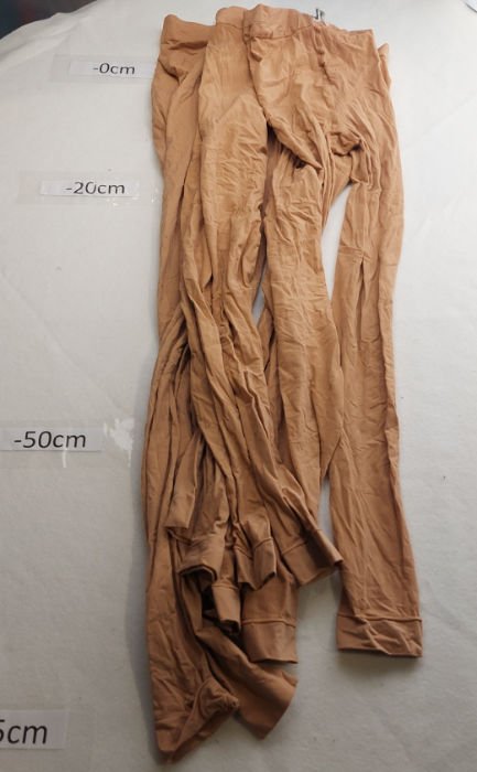 BROWN FLESH FOOTLESS TIGHTS