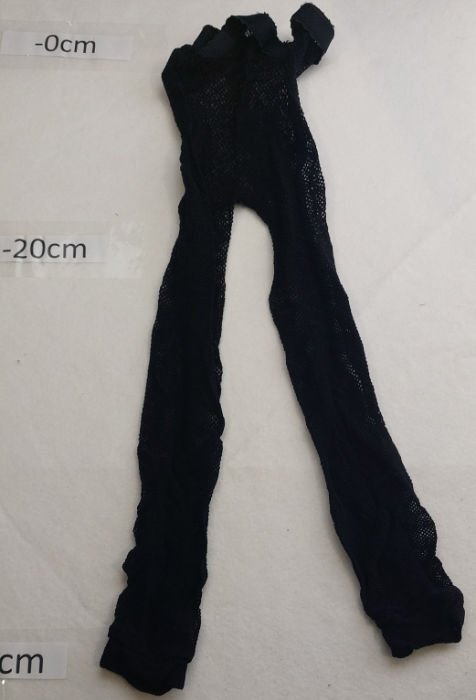 FOOTLESS BLACK FISHNET STOCKINGS