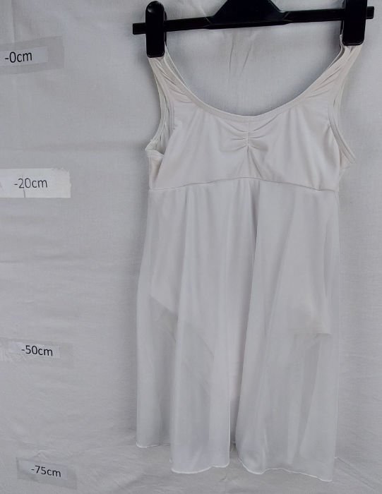 WHITE LEOTARD WITH SKIRT
