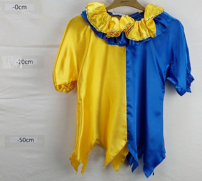 FESTIVAL CARNIVAL CIRCUS TOP BLUE AND YELLOW