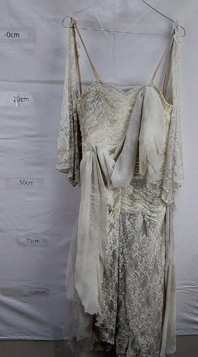 OLD WEDDING DRESS HALLOWEEN