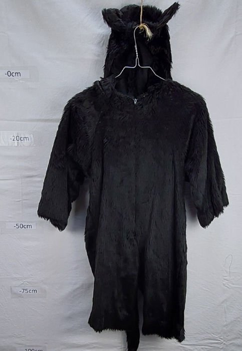 CAT FAUX FUR BLACK