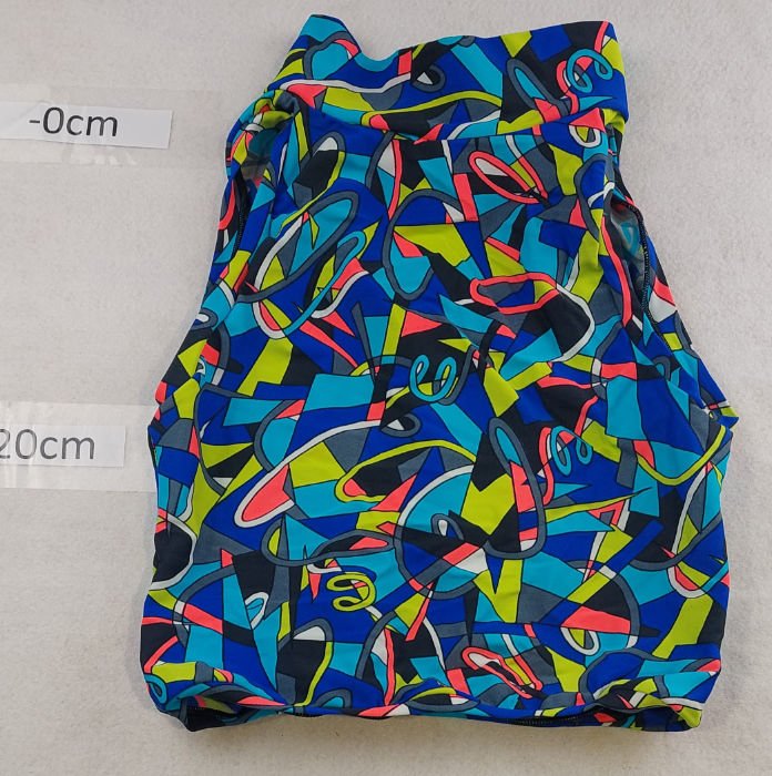 MULTI COLOUR CROP TOP NYLON