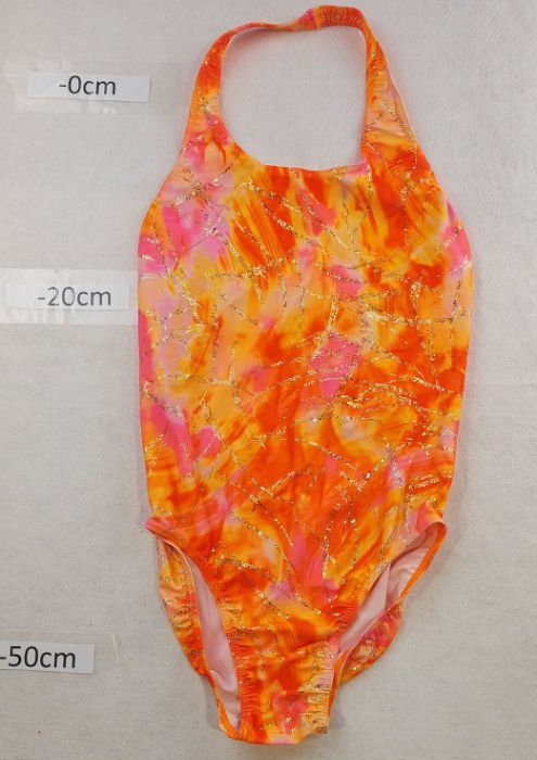 ORANGE PINK GOLD SHIMMER LEOTARD