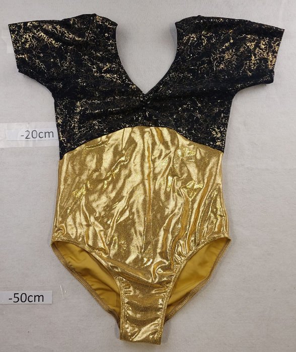 LEOTARD GOLD AND BLACK PERIOD
