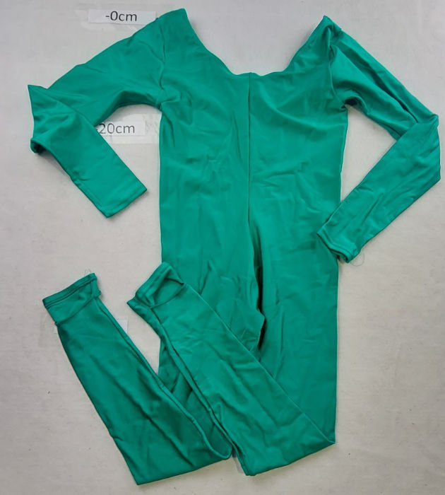 GREEN UNITARD LONG SLEEVE