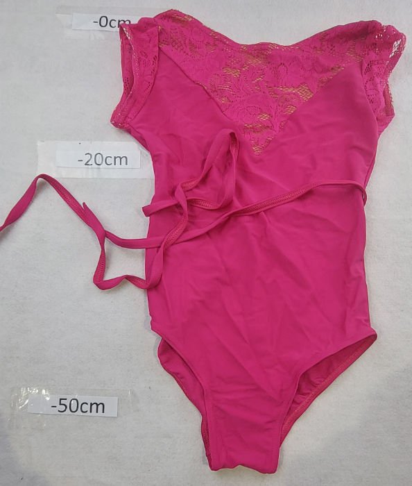 PINK LEOARD WITH LACE INSET PERIOD