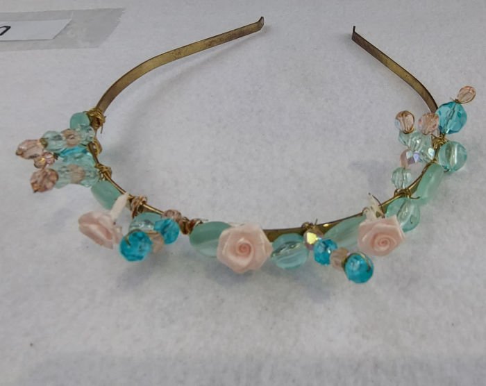 TIARA ROSE AND BEADS