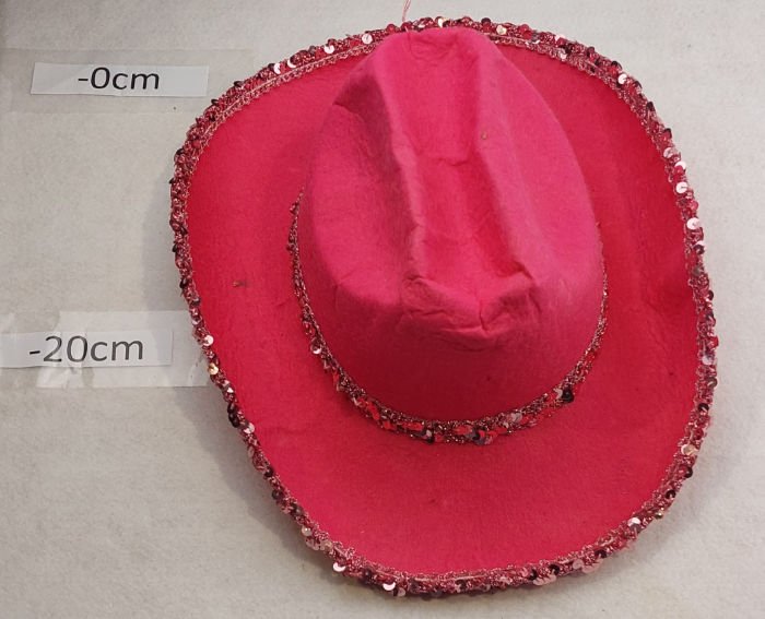 PINK COWBOY HAT WESTERN SEQUIN TRIM