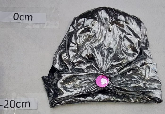Geanie Turban Silver Headress