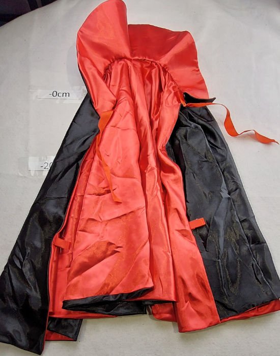 Black and red Dracula Cape