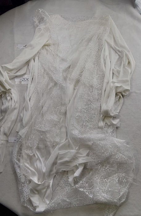 Halloween White Wedding Dress