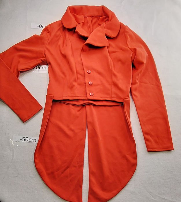 RED JACKET WITH TAILS