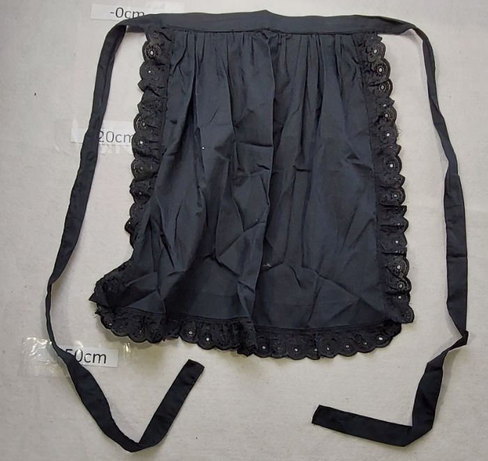BLACK WAIST APRON   