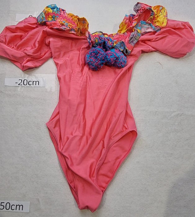 PINK LEOTARD WITH DETAIL