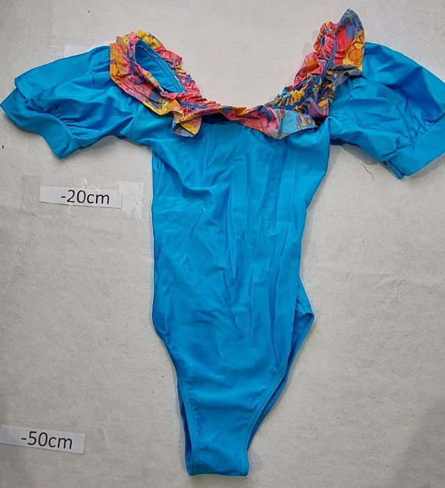 BLUE LEOTARD WITH DETAIL