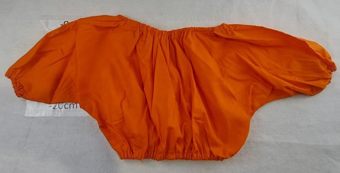 ORANGE COTTON BARDOT TOP