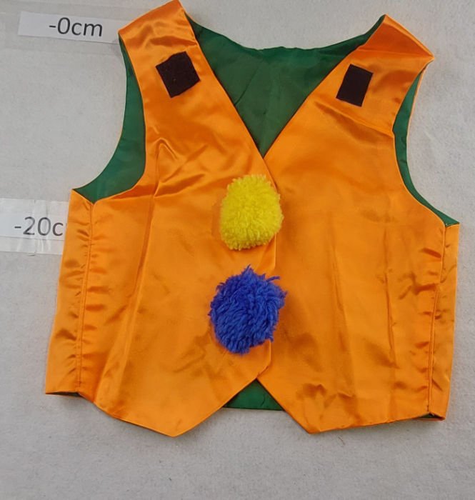 ORANGE CARNIVAL WAISTCOAT