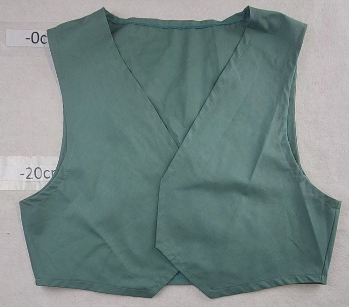 LIGHT GREEN COTTON WAISTCOAT