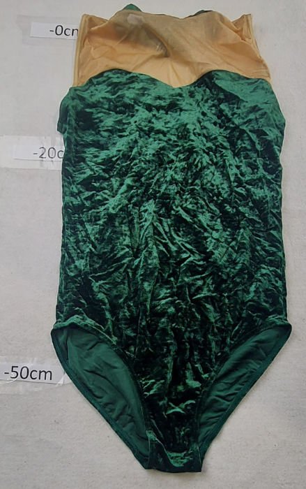 LEOTARD GREEN VELOUR