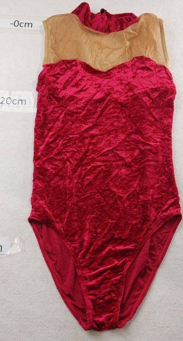 LEOTARD MAROON VELOUR