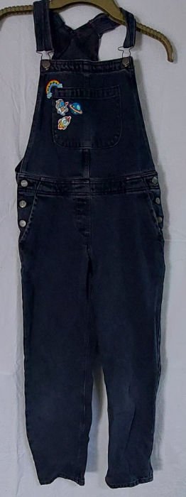 DUNGAREES BLACK