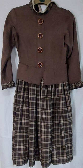 BROWN VINTAGE DRESS