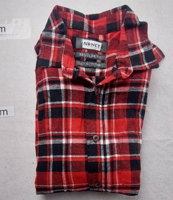 CHECK SHIRT LONG SLEEVE COTTON