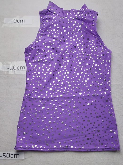PURPLE AND SILVER TOP