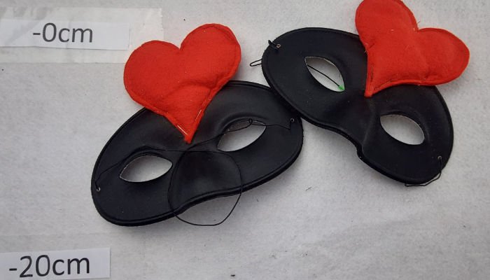 BLACK HALF MASK