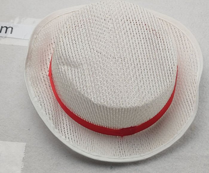 WHITE BOATERS HATS