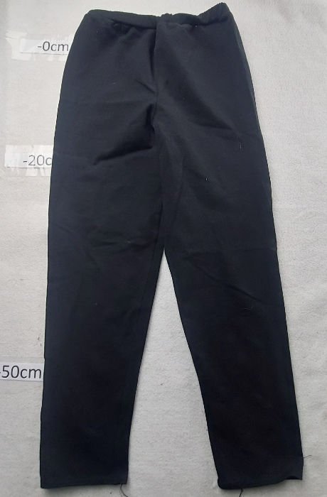 BLACK NYLON LEGGINGS