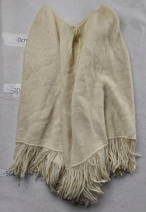 CREAM KNIT SHAWL
