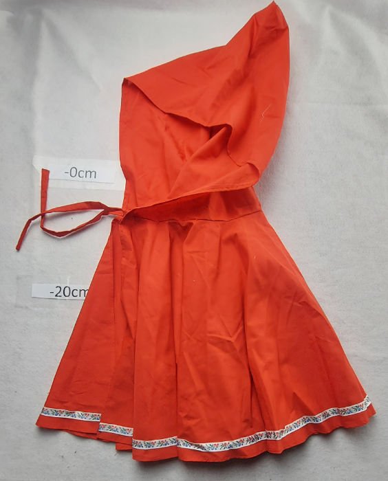 RED CAPE WITH HOOD